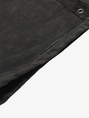 Street Washed Mottled Rivet Letter Print Baggy Sweatpants 
