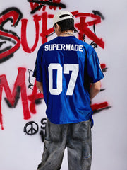 Jersey Loose Satin 07 Stitching Sports T-Shirt 