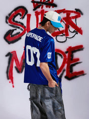 Jersey Loose Satin 07 Stitching Sports T-Shirt 