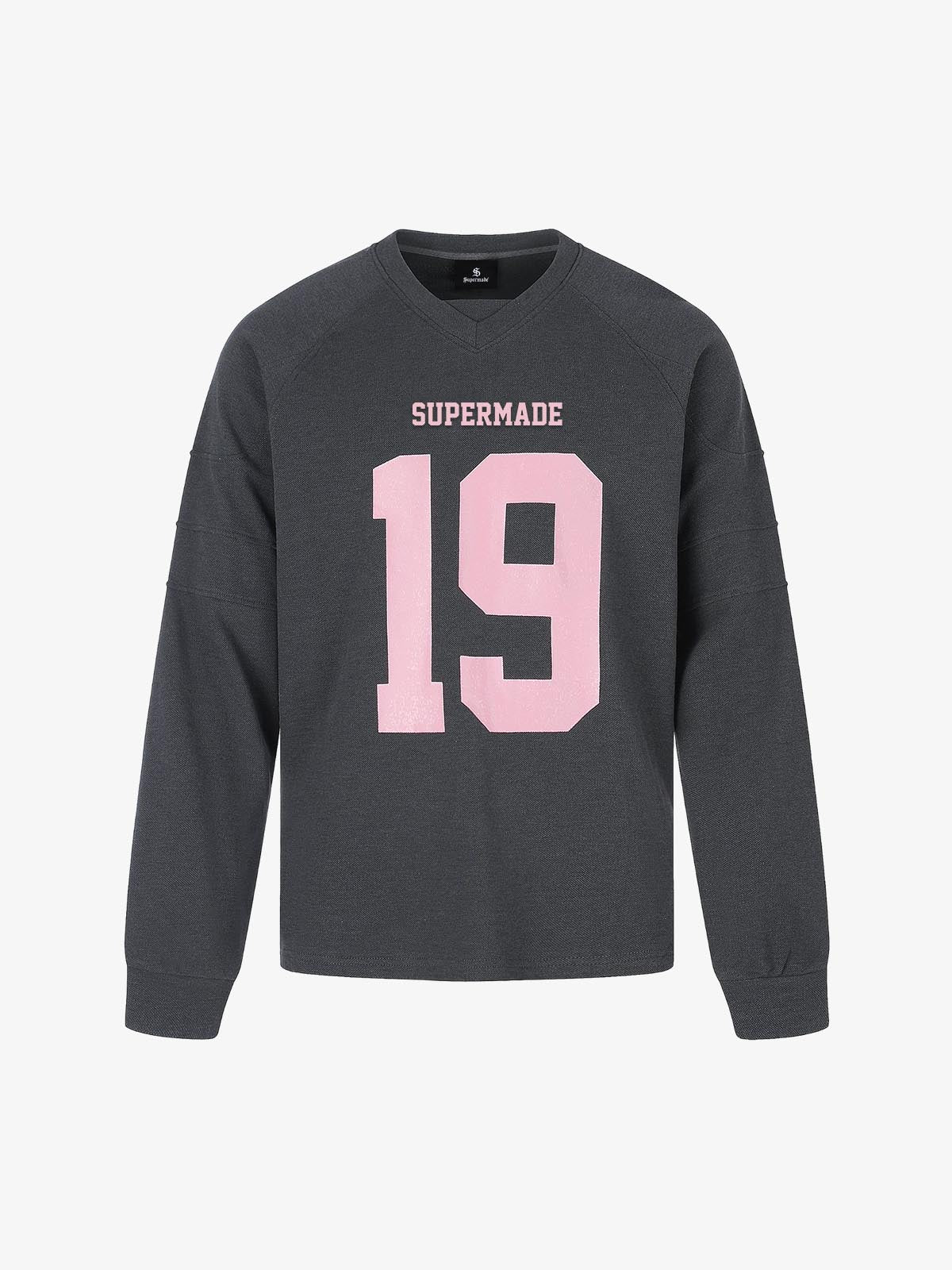 Digital Print Patchwork Design Long-sleeved Shirt