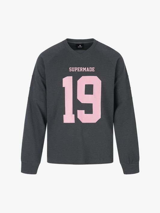 Digital Print Patchwork Design Long-sleeved Shirt