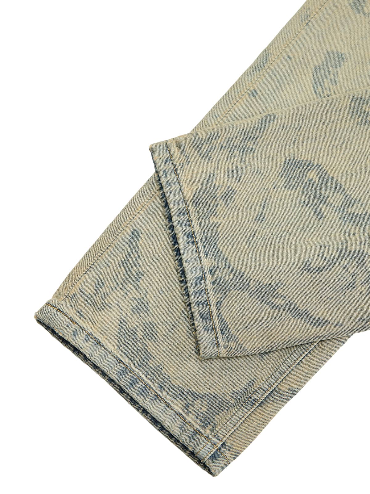 Vintage Washed Straight Jeans