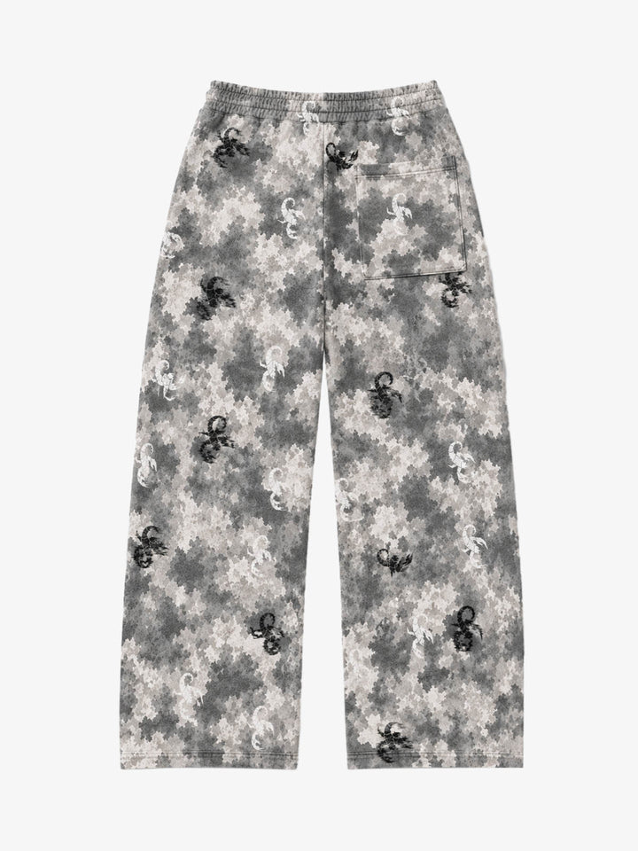 Racing Scorpion Camo Straight-Leg Sweatpants