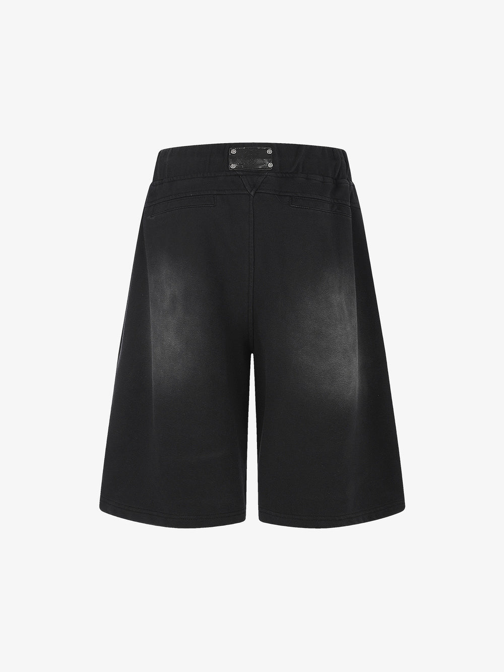 Drawstring Distressed Shorts