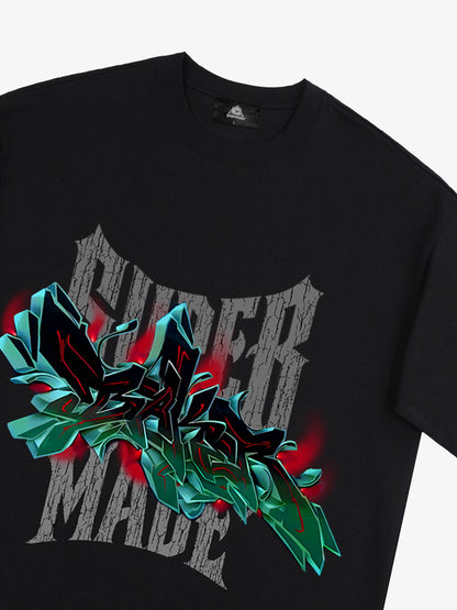 Street Graffiti Stylish Graphic T-Shirt 
