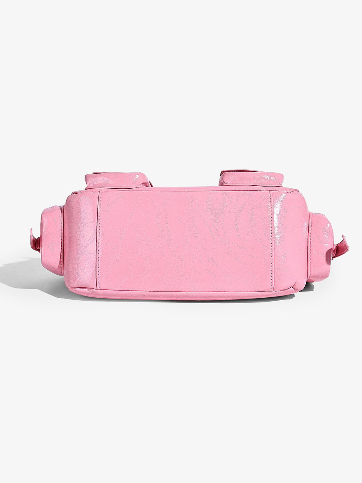 Studded Belt Buckle Shoulder Bag