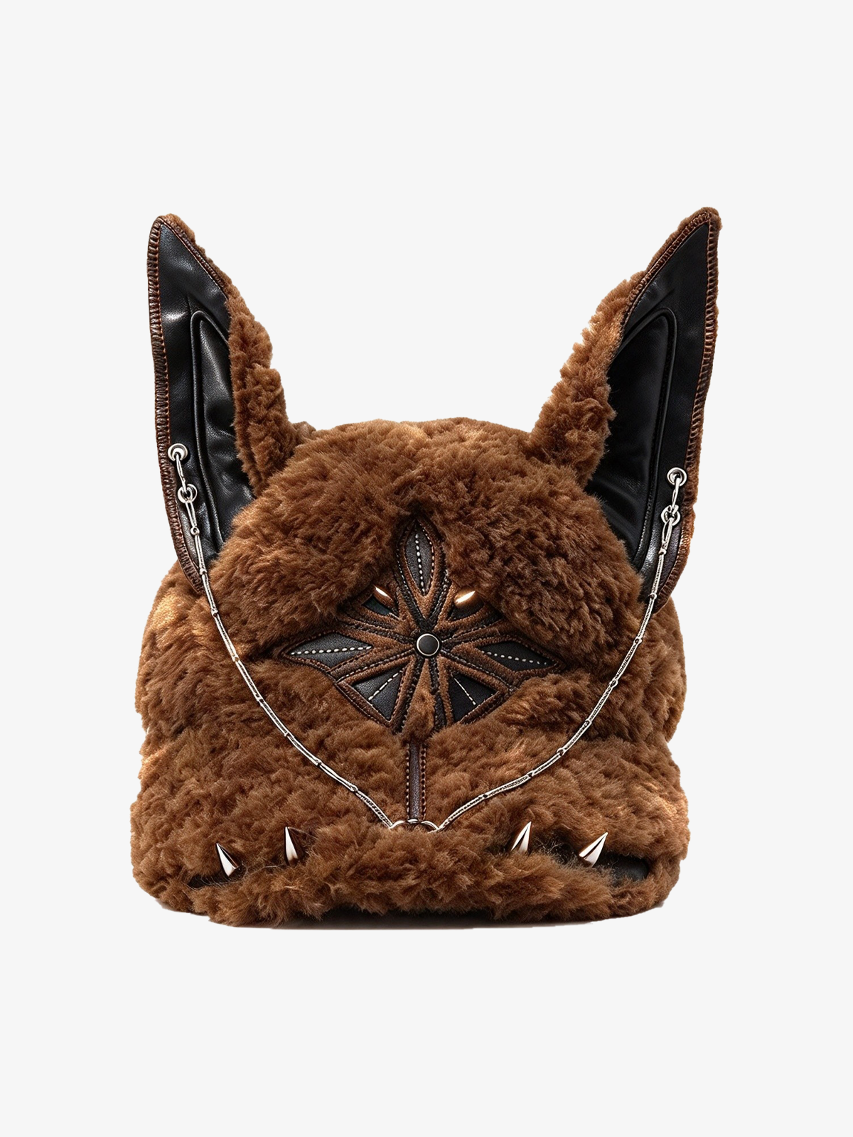 Spiked Beast Ear Fur Beanie