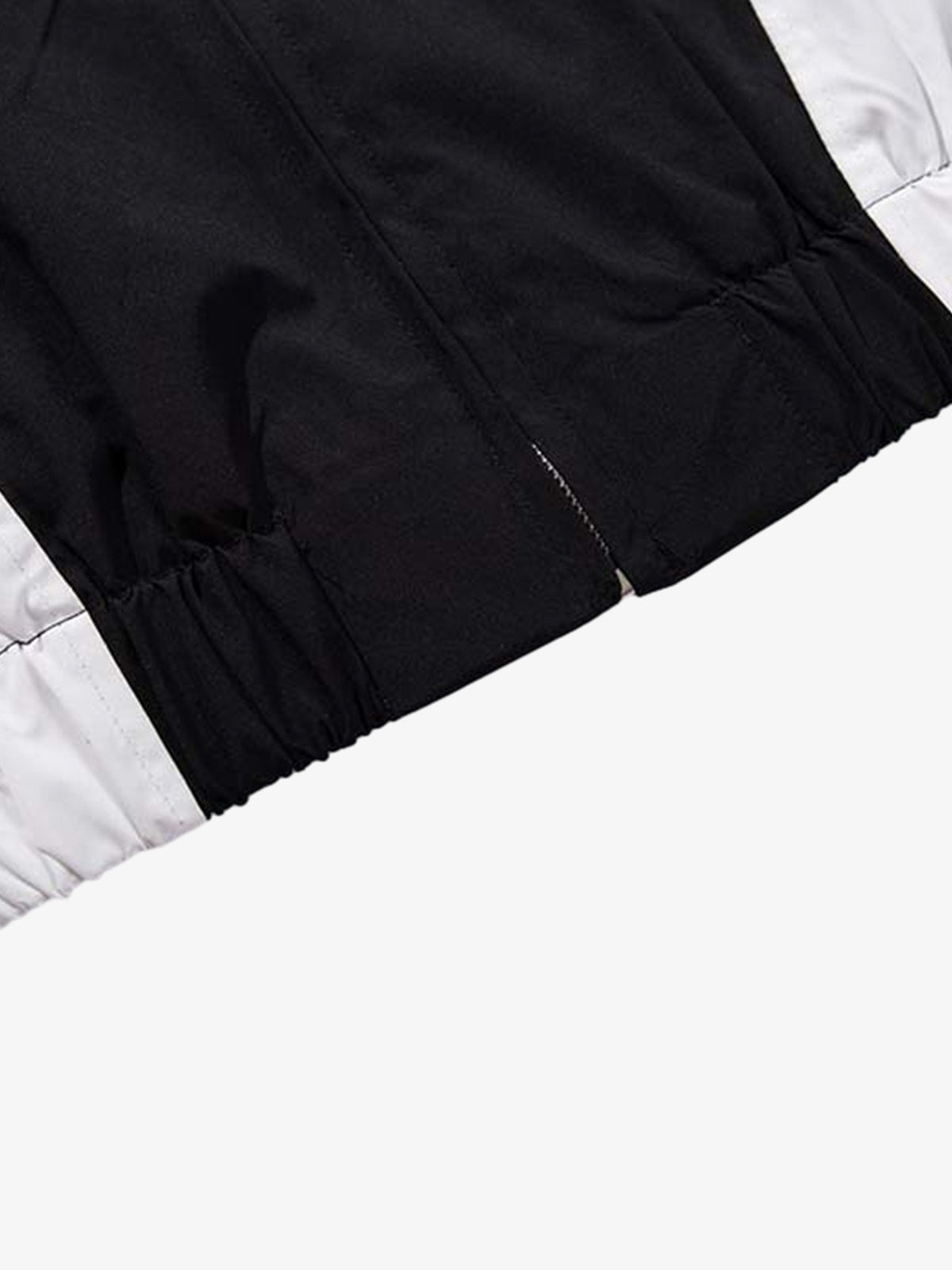 Racing Color Block Logo Graphic Zip Jacket