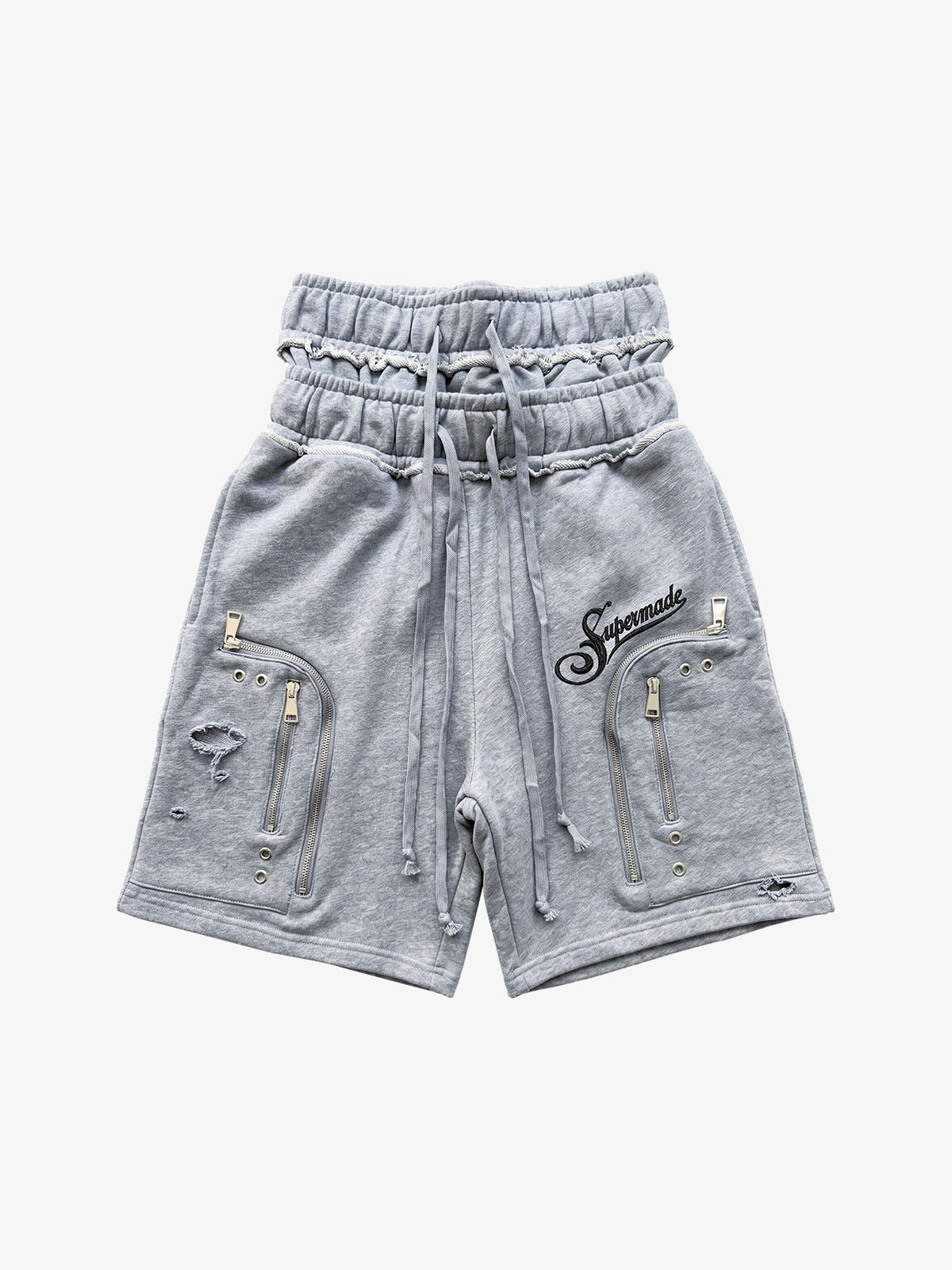 Double Waist Cargo Shorts