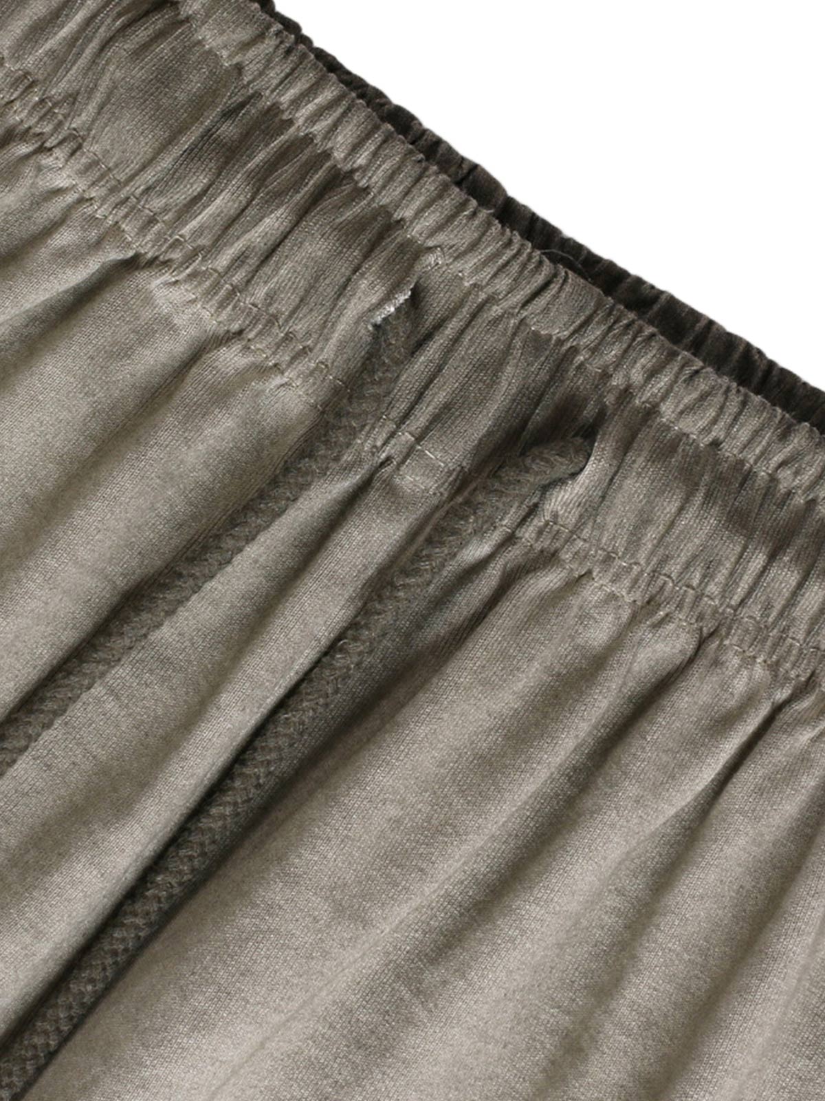 Distressed Washed Drawstring Shorts 