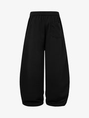 Crest Stripe Curved-Leg Sweatpants