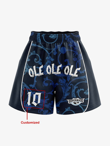 Retro Spanish Style "Ole Ole Ole" Slogan Custom Jersey Set