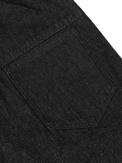 Deconstructed Rivet Scimitar Jeans 