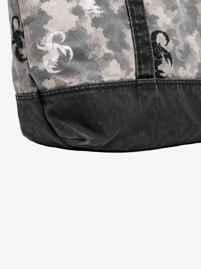 Scorpion Camo Graphic Washed Twill Tote Bag
