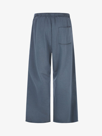 Sequin Detail Low Rise Baggy Sweatpants