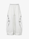 Thorn Graphic Rhinestone Baggy Sweatpants
