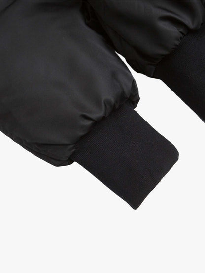 Winter Essential Bomber Jacket with Faux Fur Hood Trim for Ultimate Warmth and Style 