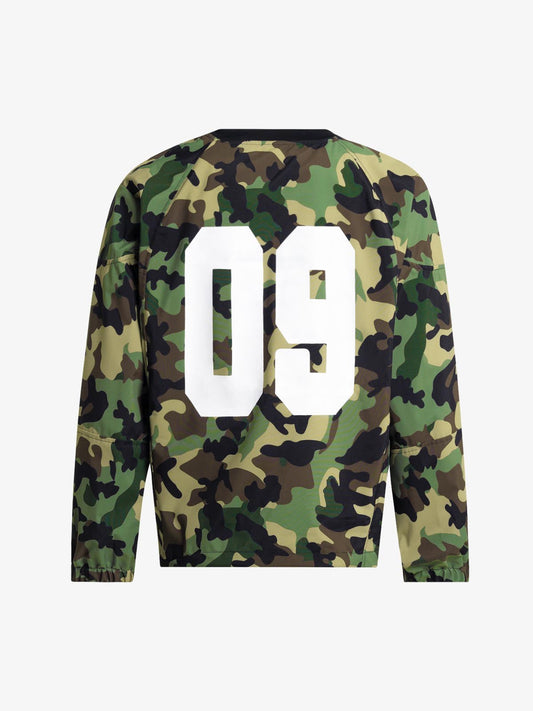 Camouflage Hoodie with Unique Pink and Black Pattern for Casual Wear 