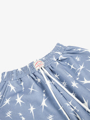 All-Over Star Pleated Baggy Sweatpants