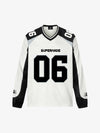 Sporty Long Sleeve Jersey with Bold Number Design for Active Enthusiasts 