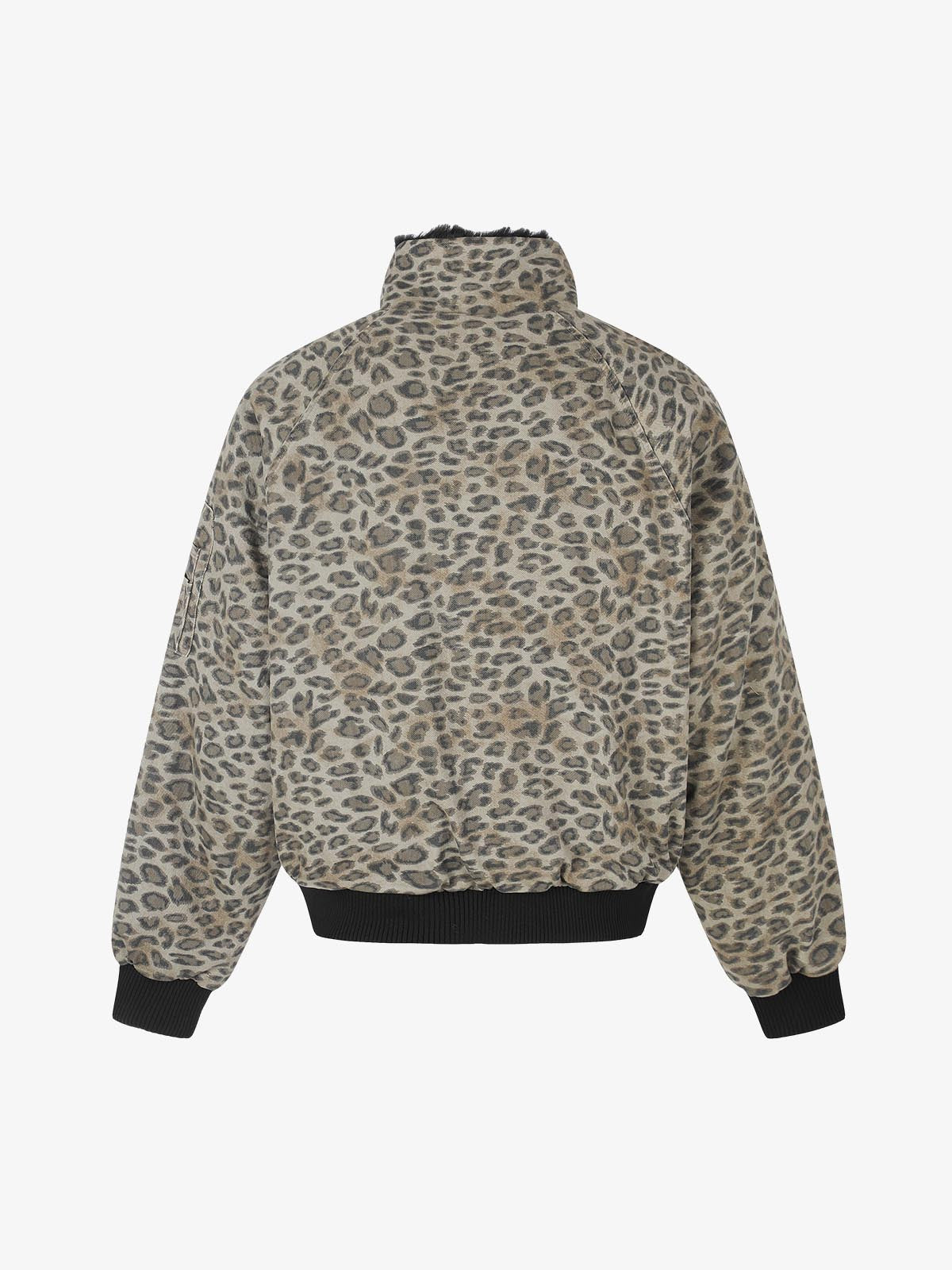 Leopard Reversible Faux-Fur Coat