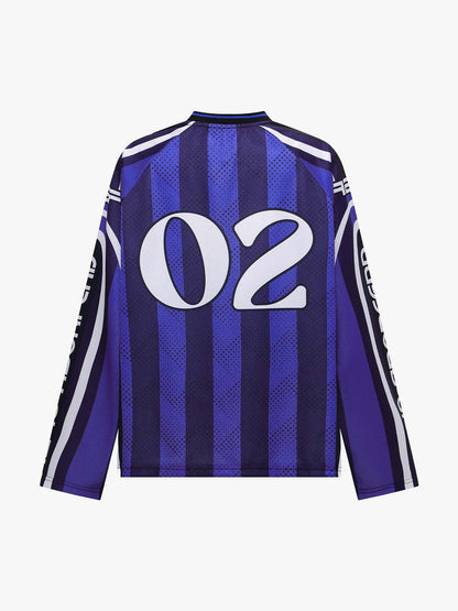 Stylish Long Sleeve Graphic Jersey for Active Wear 