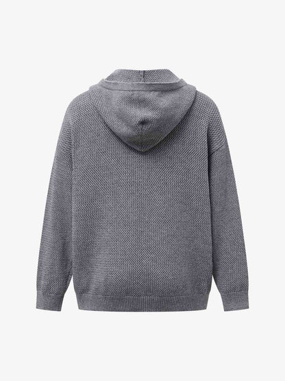 Stylish Hooded Sweater with Embroidered Graphics for Casual Wear 