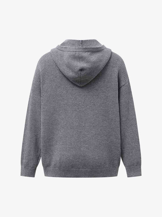Stylish Hooded Sweater with Embroidered Graphics for Casual Wear 