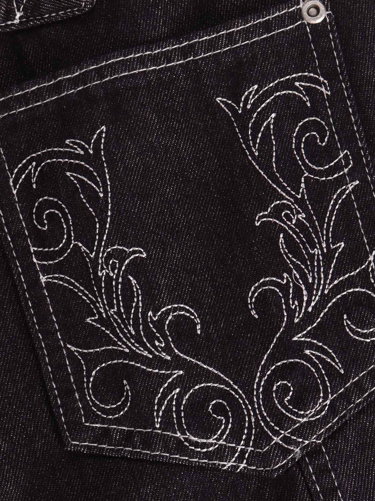 Double Waist Raw Denim Baggy Barrel Jeans