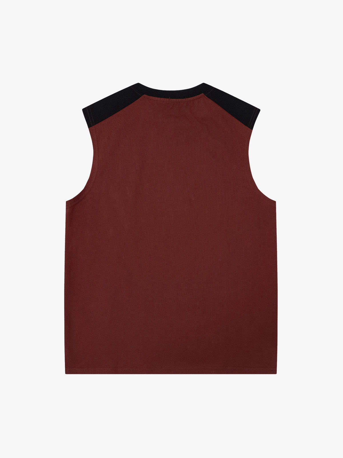 Color-Block Digital Print Sports Vest