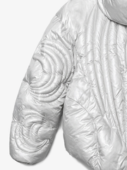 Sculpted Quilted Oversized-Hood Padded Coat