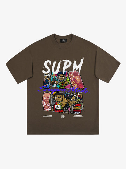 Street figures Bold Graphic T-Shirt 