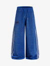 Pineapple Texture Striped Wide-Leg Pants