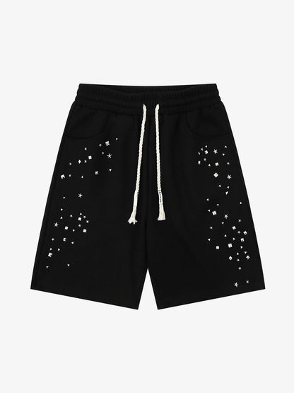 Studded Jersey Sweat Shorts - 2630 