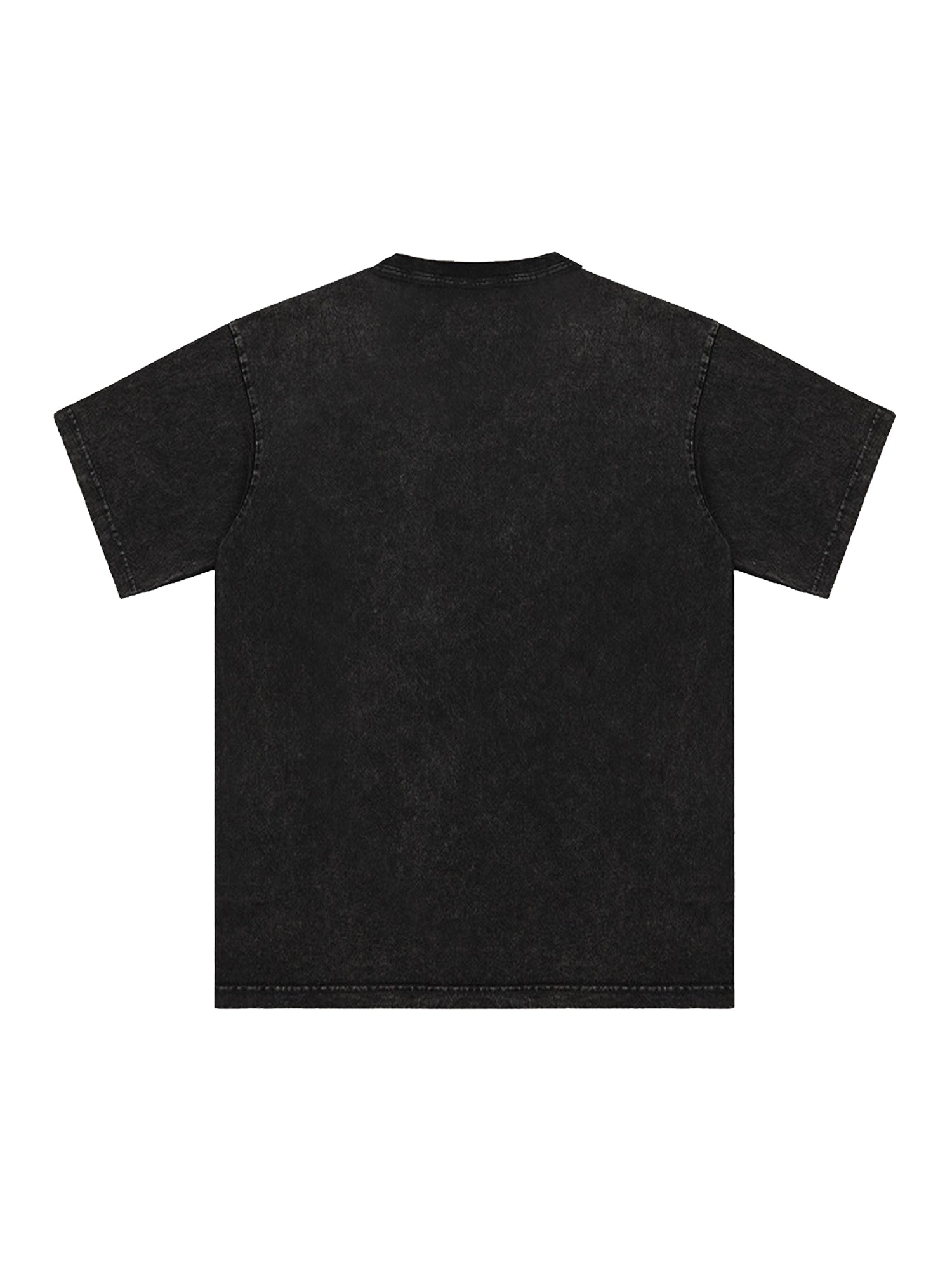 Thesupermade Washed Graphics Fun Letter Print T-shirt