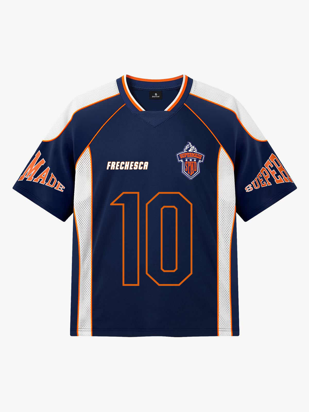 Supermade Color-Blocked Sport Jersey Pattern Customization 