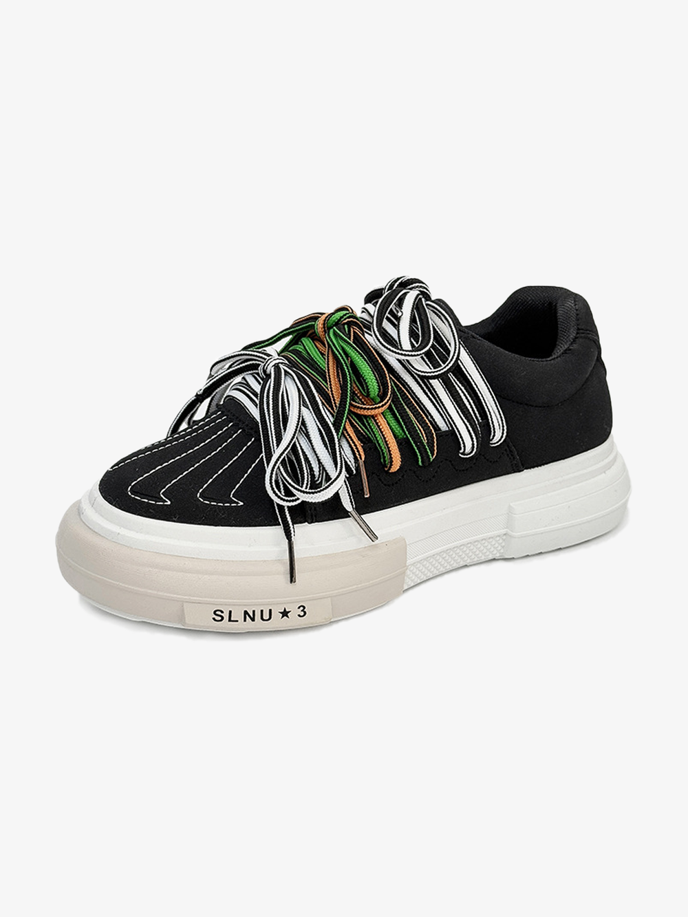 Grobe Plateau-Skate-Sneaker für Herren