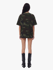 Camouflage Script Logo Graphic T-Shirt 
