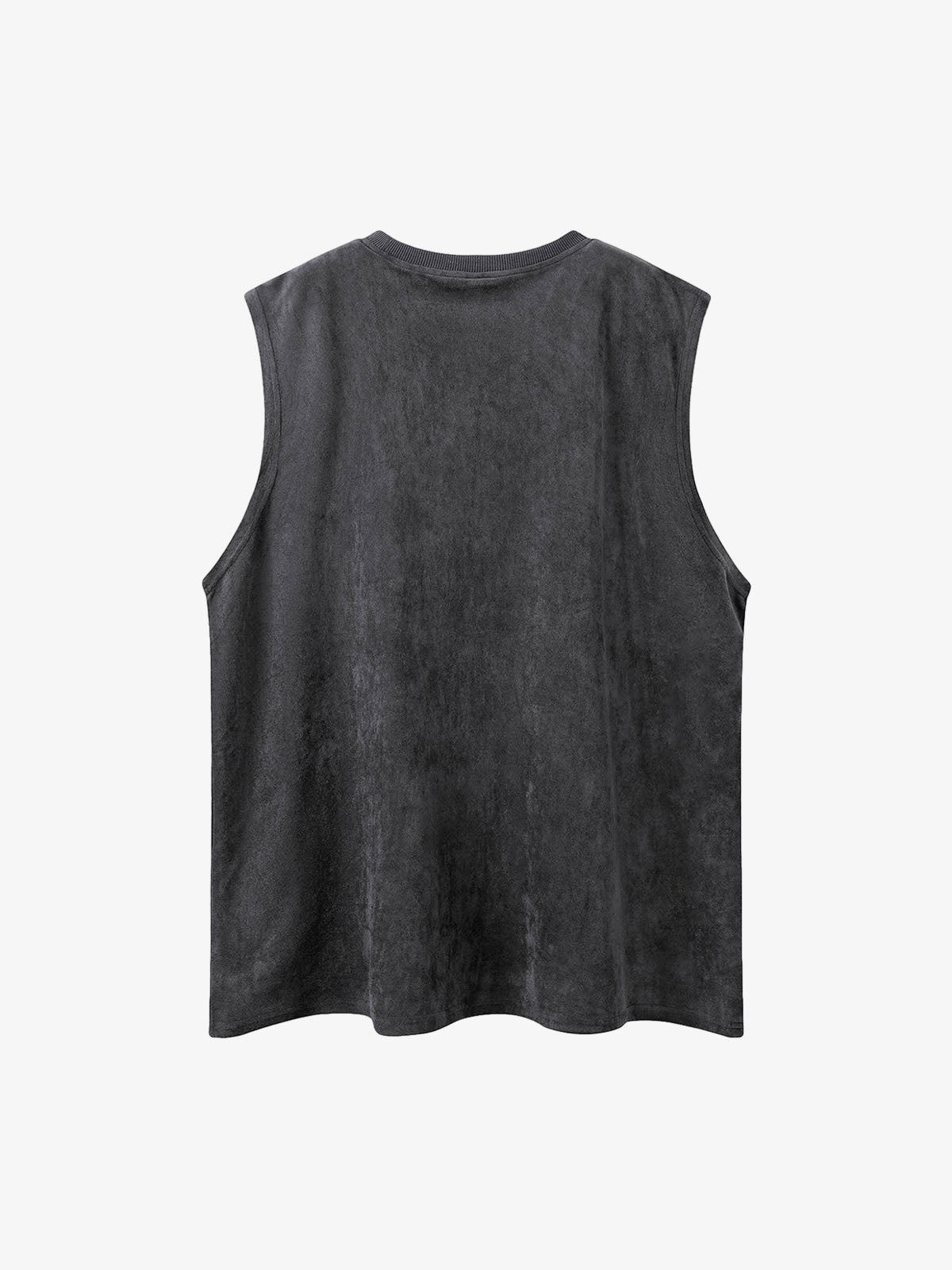 Thesupermade Printed Crew Neck Casual Vest 