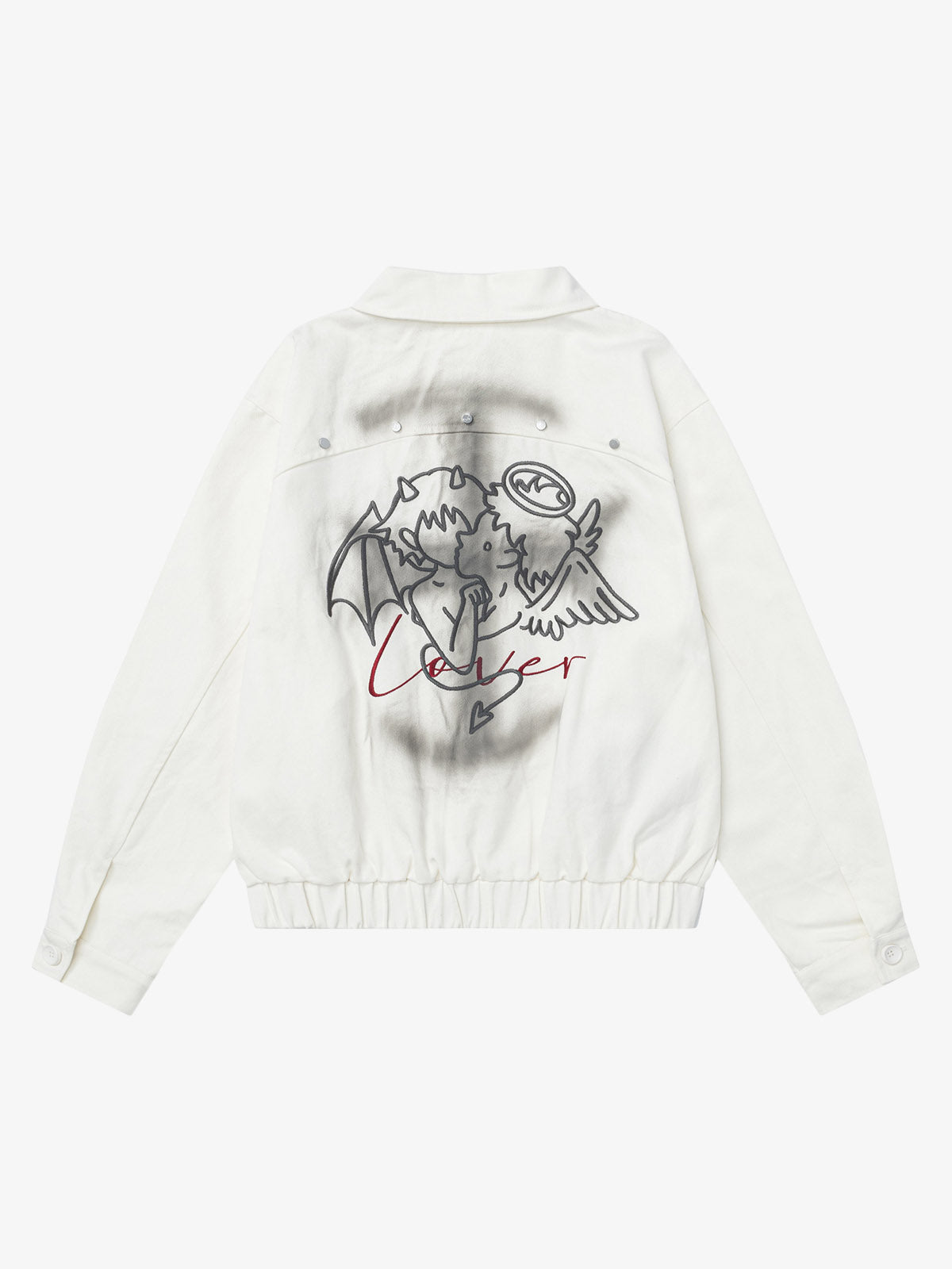 Stylish Tie-Dye Embroidered Jacket for Casual and Fashionable Looks 