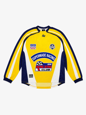 Racing Graphic Color Block Long Sleeve Tee