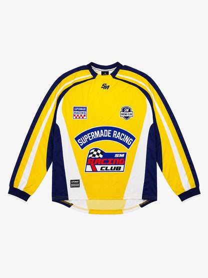 Racing Graphic Color Block Long Sleeve Tee