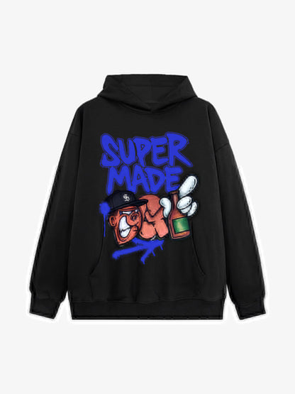 Stylish Graphic Hoodie with Bold Print Design for Casual Wear 
