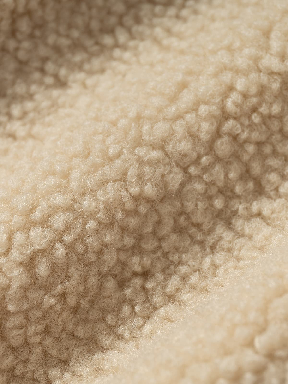 Vintage Shearling Collar Quilted Leather Jacket 