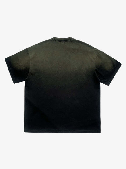 Distressed Graphic Print Crewneck T-Shirt