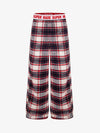 Super Soft Cotton Flannel Pajama Pants – Wide-Leg Plaid Lounge Pants