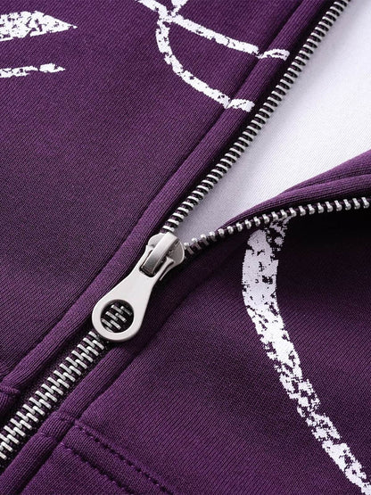 Skull Pattern Knit Sweater for Bold Fashion Statements 
