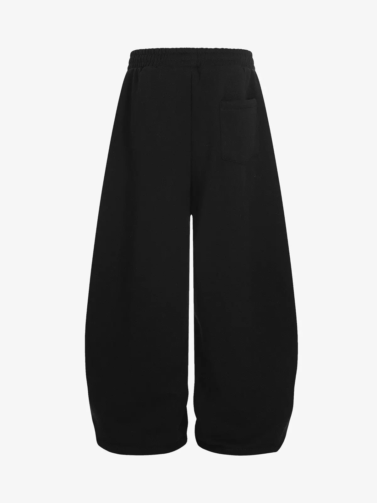Retro Contrast Panel Drawstring Sweatpants 