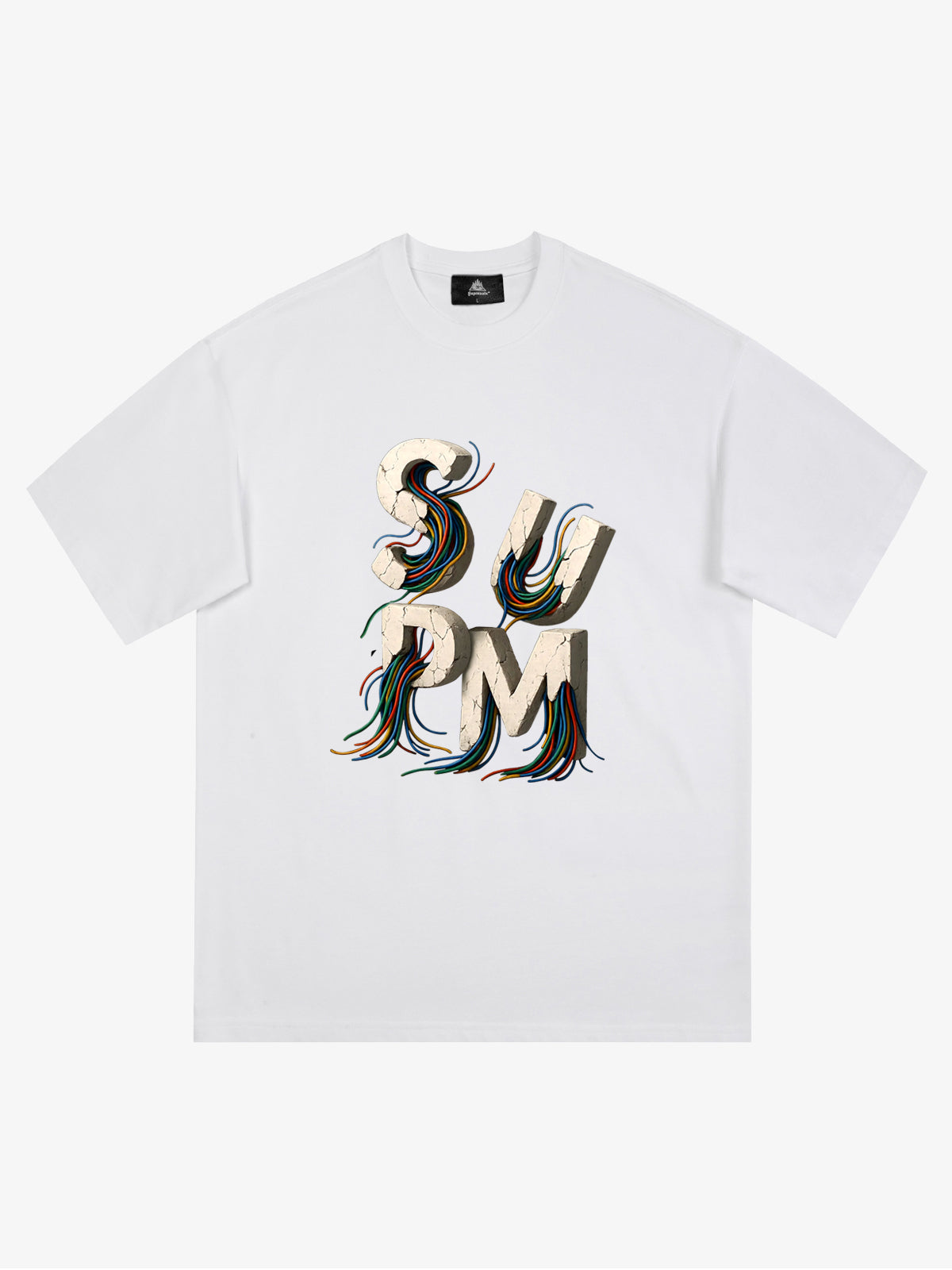 supm cable graphic T-shirt 