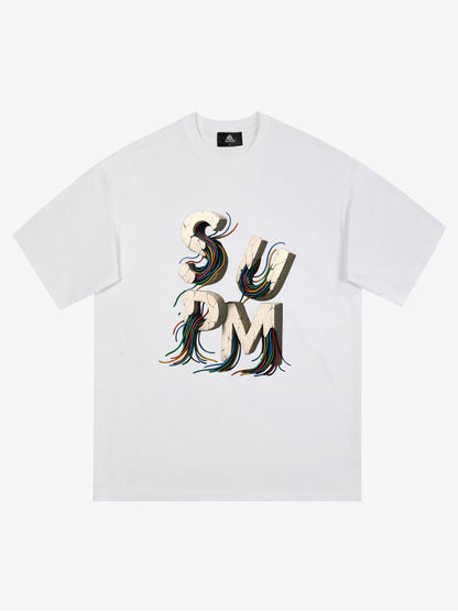 supm cable graphic T-shirt 
